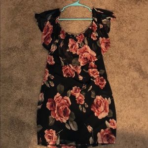 off the shoulder floral dress never worn